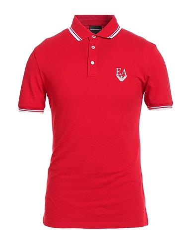 EMPORIO ARMANI Poloshirt Rot 95% Baumwolle, 5% Elastan