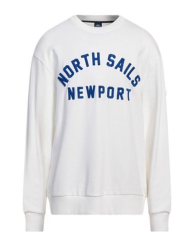 NORTH SAILS Felpa Bianco 100% Cotone