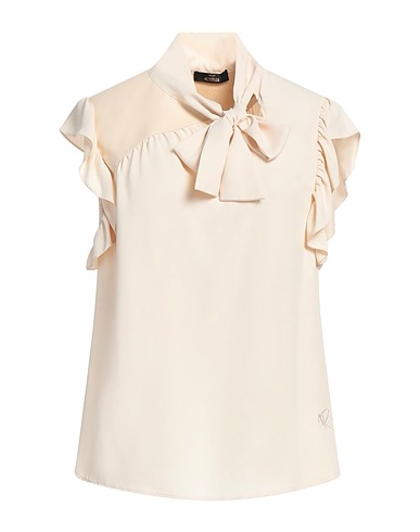 TWINSET Top Beige 100% Poliestere