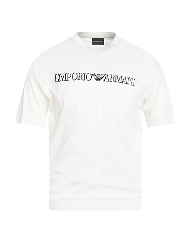 EMPORIO ARMANI T-shirt Off white 100% Cotton