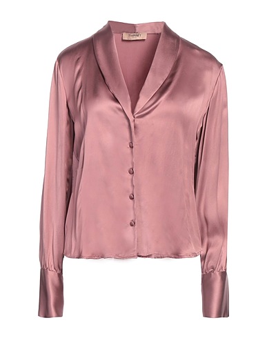 TWINSET Solid color shirts & blouses Antique rose 100% Viscose