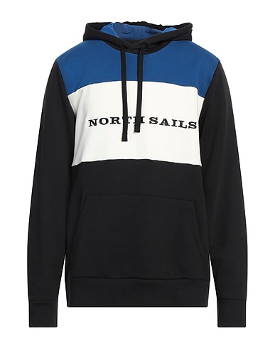 NORTH SAILS Hooded track jacket  Midnight blue 100% Cotton