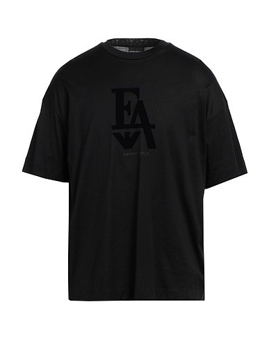EMPORIO ARMANI T-shirt Black 100% Cotton