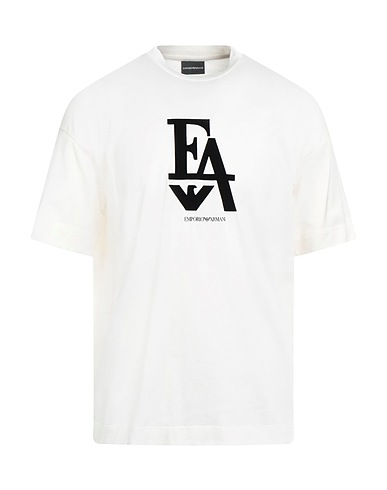 EMPORIO ARMANI T-shirt Off white 100% Cotone