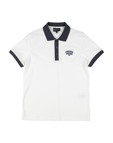 EMPORIO ARMANI Poloshirt Weiß 96% Baumwolle, 4% Elastan