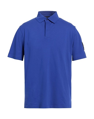 NORTH SAILS x MASERATI Polo shirt Bright blue 97% Cotton, 3% Elastane