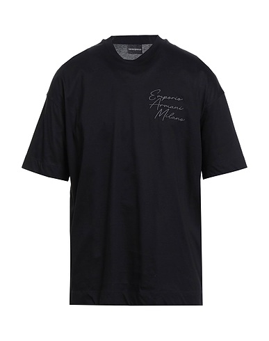 EMPORIO ARMANI T-shirt Nero 100% Cotone