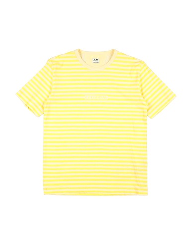 C.P. COMPANY UNDERSIXTEEN T-shirt Yellow 100% Cotton