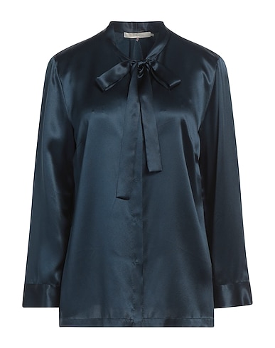 L' AUTRE CHOSE Silk shirts & blouses Midnight blue 100% Silk