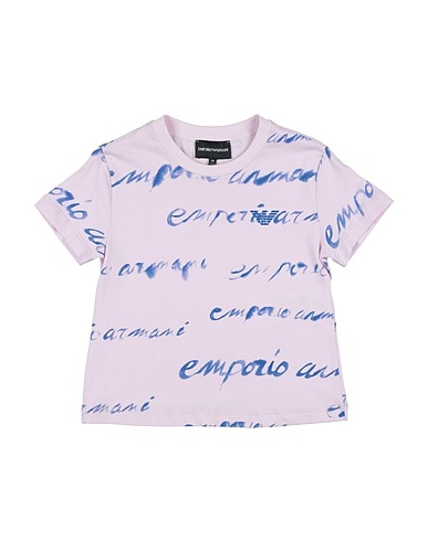 EMPORIO ARMANI T-shirt Lilac 100% Cotton