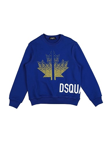 DSQUARED2 Felpa Blu 100% Cotone