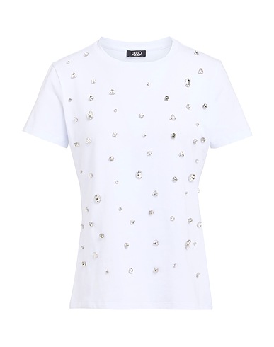 LIU •JO T-shirt White 95% Cotton, 5% Elastane
