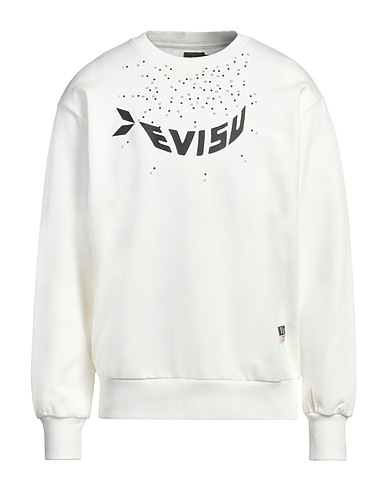 EVISU Sweatshirt White 100% Cotton