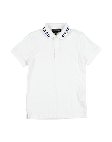 EMPORIO ARMANI Polo shirt White 100% Cotton