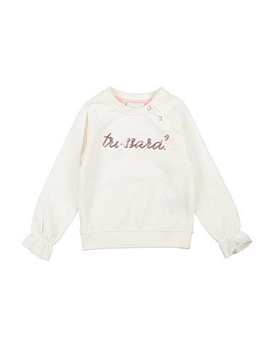 TRUSSARDI JUNIOR Sweatshirt Ivory 86% Cotton, 14% Polyester
