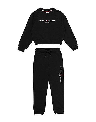 TOMMY HILFIGER Tracksuit Black 78% Cotton, 22% Polyester