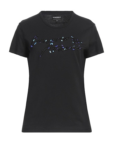 EMPORIO ARMANI T-shirt Black 100% Cotton