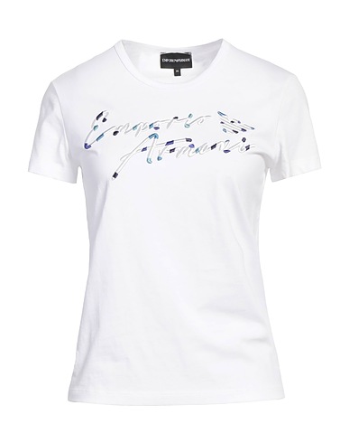 EMPORIO ARMANI T-shirt Bianco 100% Cotone