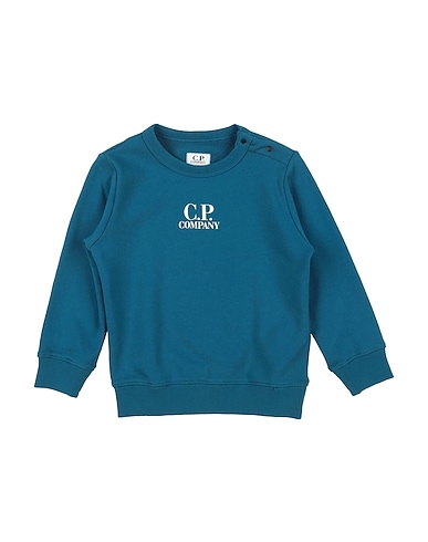 C.P. COMPANY UNDERSIXTEEN Sweatshirt Deep teal 100% Cotton, Elastane