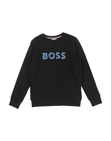 BOSS Sweatshirt Black 87% Cotton, 13% Polyester