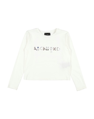JOHN RICHMOND T-shirt Off white 94% Cotton, 6% Elastane