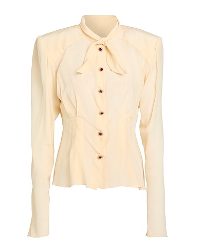 DOLCE&GABBANA Camicie e bluse in seta Beige 100% Seta