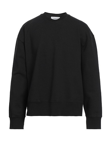 LANEUS Sweatshirt Black 100% Cotton