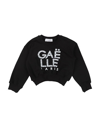GAëLLE Paris Sweatshirt Black 95% Cotton, 5% Elastane