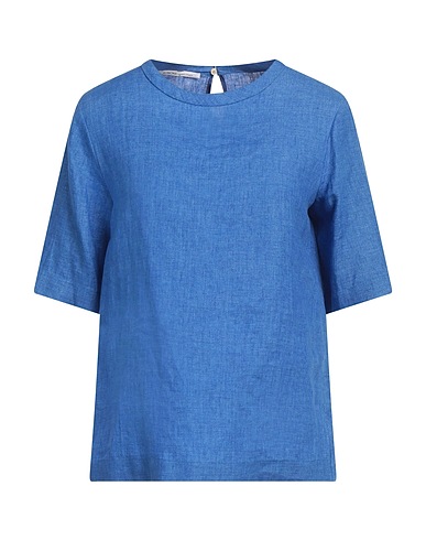 AGNONA Top Blue 100% Linen