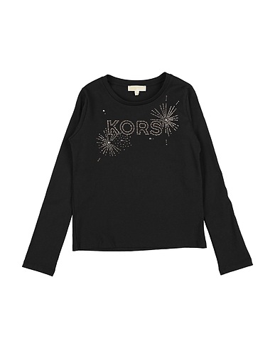 MICHAEL KORS KIDS T-shirt Nero 100% Cotone