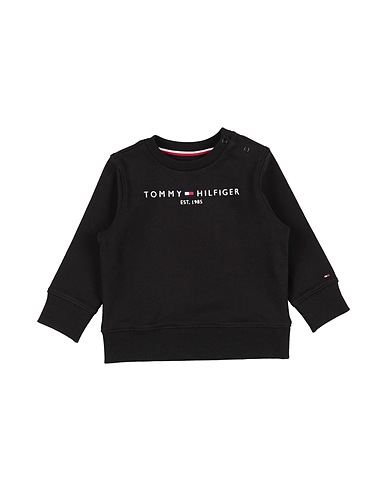 TOMMY HILFIGER Sweatshirt Black 100% Cotton