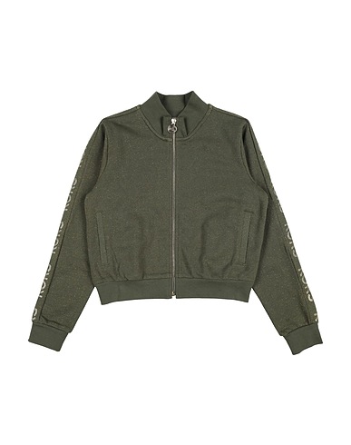 MICHAEL KORS KIDS Felpa Verde militare 91% Cotone, 9% Fibra di metallo