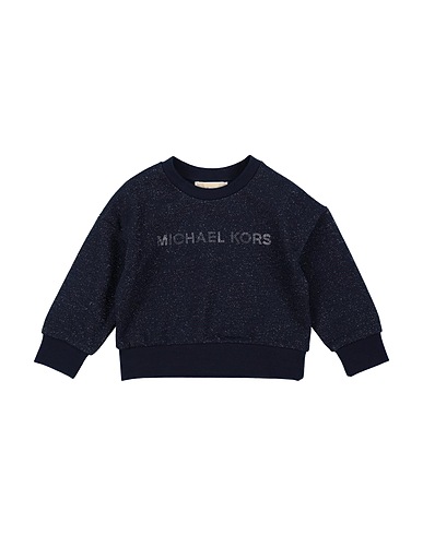 MICHAEL KORS KIDS Sweatshirt Midnight blue 91% Cotton, 9% Metallic fiber, Elastane