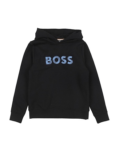 BOSS Sweatshirt Black 87% Cotton, 13% Polyester, Elastane