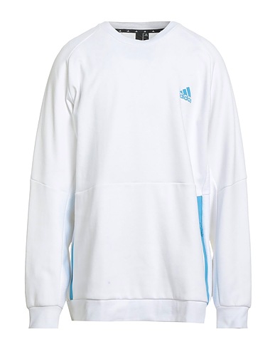 ADIDAS Sweatshirt Weiß 65% Baumwolle, 35% Recyceltes Polyester, Elastan