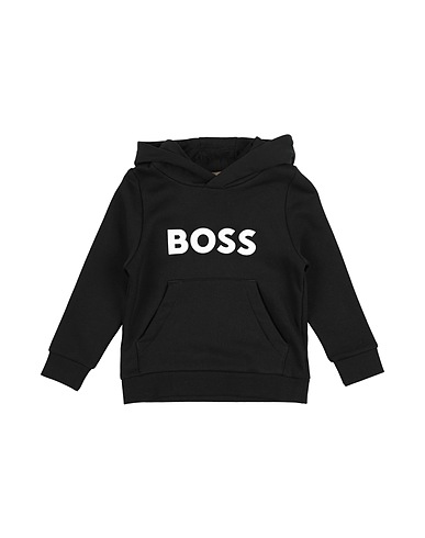 BOSS Sweatshirt Black 87% Cotton, 13% Polyester, Elastane