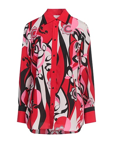 NENETTE Floral shirts & blouses Red 100% Polyester