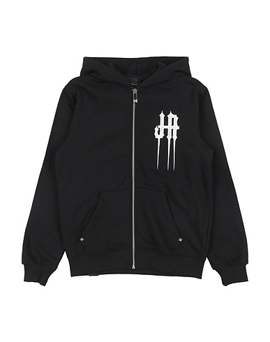 JOHN RICHMOND Sweatshirt Black 86% Cotton, 14% Polyester
