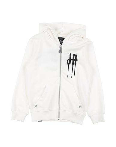 JOHN RICHMOND Sweatshirt Weiß 86% Baumwolle, 14% Polyester