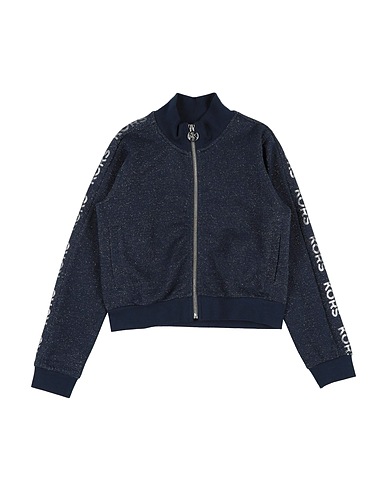 MICHAEL KORS KIDS Felpa Blu navy 91% Cotone, 9% Fibra di metallo