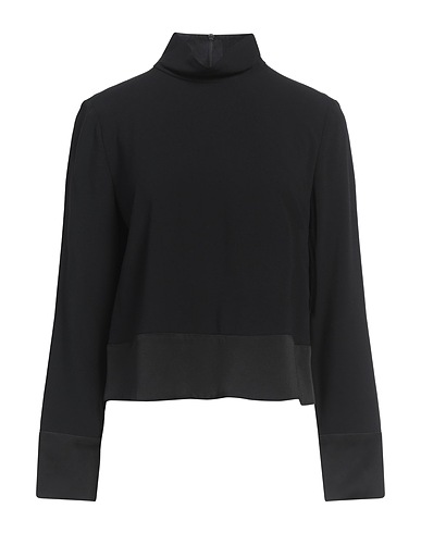 EMPORIO ARMANI Top Black 70% Acetate, 30% Viscose