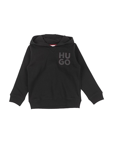 HUGO Sweatshirt Black 80% Cotton, 20% Polyester, Elastane