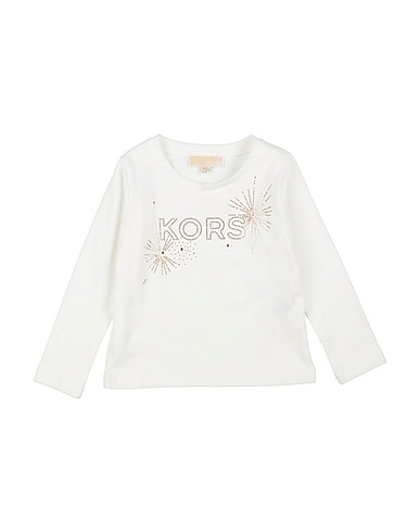 MICHAEL KORS KIDS T-shirt Ivory 100% Cotton