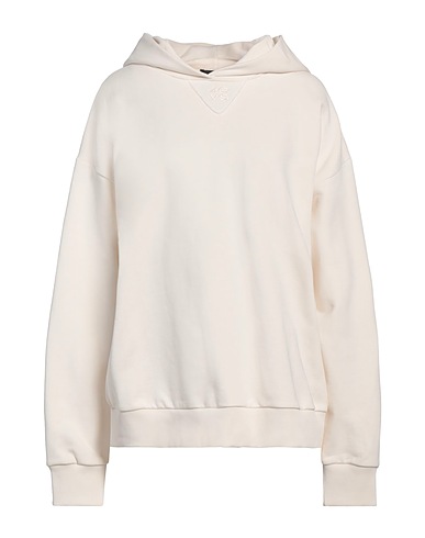 4GIVENESS Hooded track jacket  Off white 100% Cotton