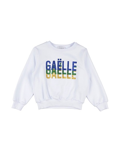 GAëLLE Paris Sweatshirt BIANCO 95% Cotton, 5% Elastane