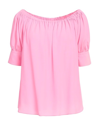ASPESI Off-the-shoulder top Pink 76% Acetate, 24% Silk