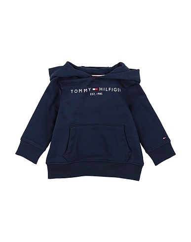 TOMMY HILFIGER Sweatshirt Navy blue 100% Cotton