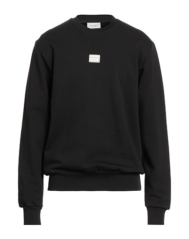 YES LONDON Felpa Nero 100% Cotone