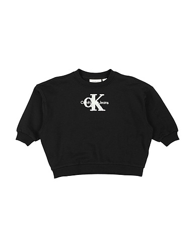 CALVIN KLEIN JEANS Felpa Nero 50% Cotone, 50% Poliestere