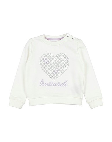 TRUSSARDI JUNIOR Sweatshirt White 85% Cotton, 15% Polyester